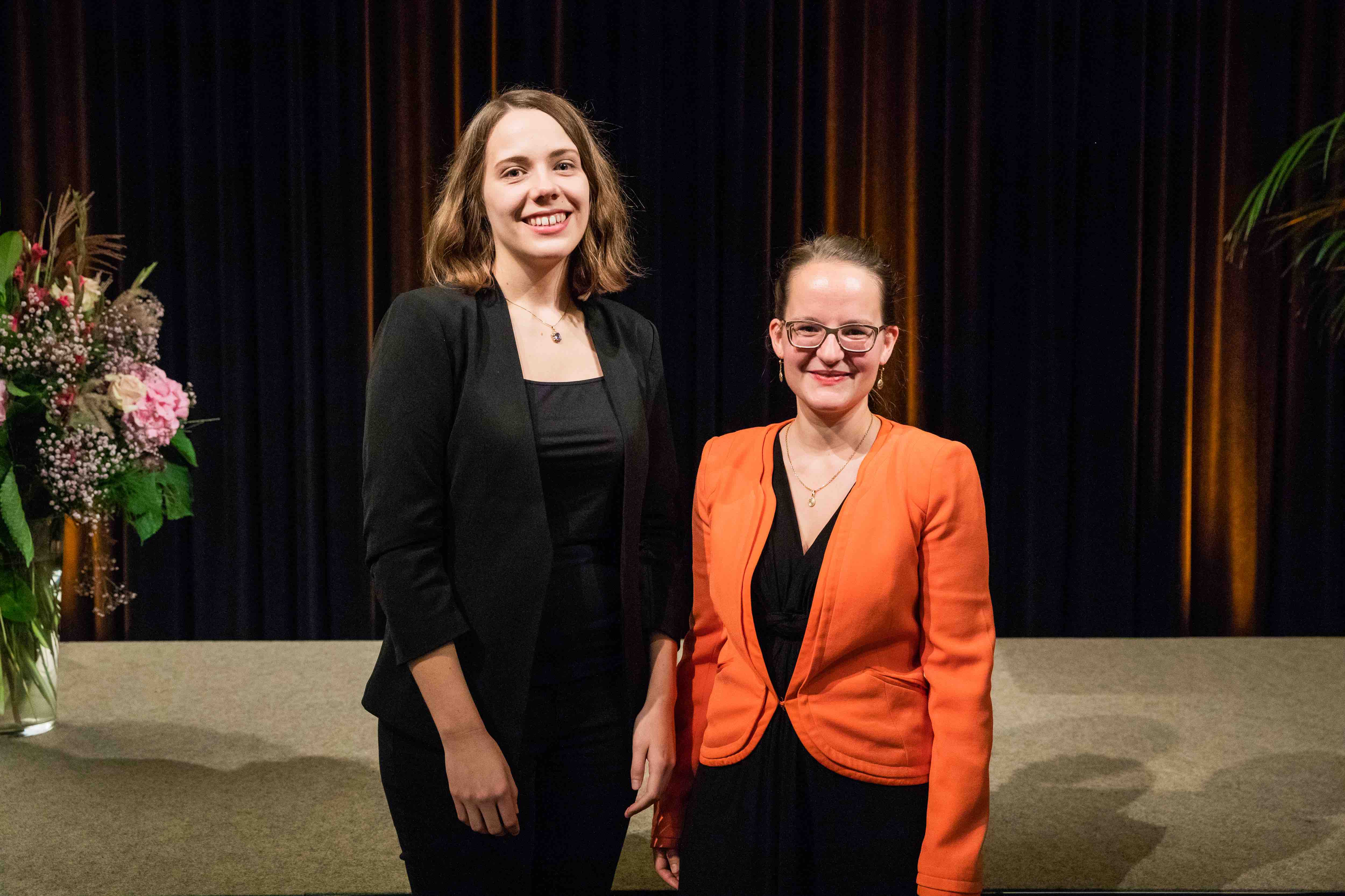 Preisträgerinnen Milena Heussler und Evelyne Zinsstag