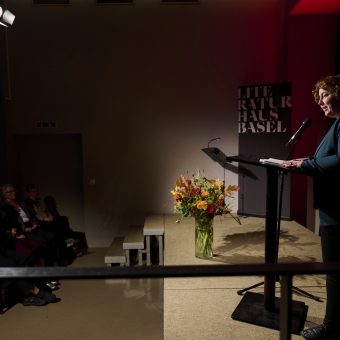 BASEL, 17.10.2025 - Preisverleihung des Marga Bührig Förderpreises im Literaturhaus Basel. Schweiz